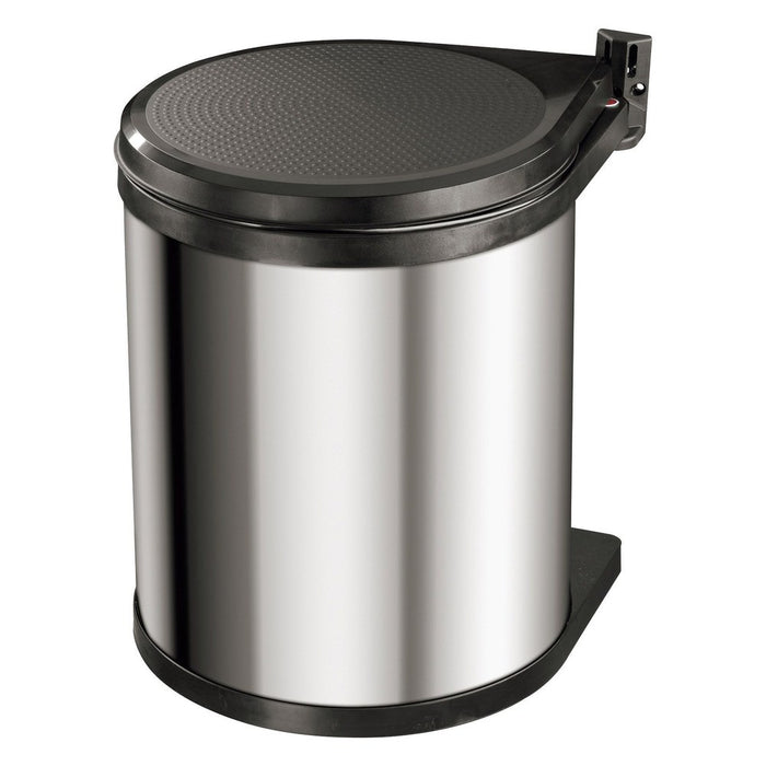 Hailo Cubo de basura integrable de 15 litros Compact-Box gris