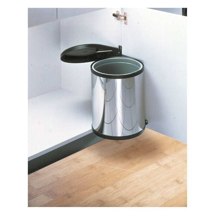 Hailo Cubo de basura integrable de 15 litros Compact-Box gris