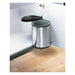 Hailo Cubo de basura integrable de 15 litros Compact-Box gris