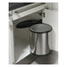 Hailo Cubo de basura integrable de 15 litros Compact-Box gris