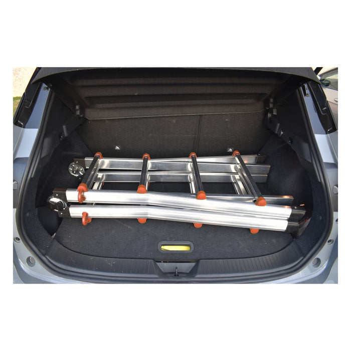 Gierre Escalera telescópica multiposición de aluminio PEPPina de 125 kg (4+4 peldaños)