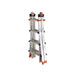 Gierre Escalera telescópica multiposición de aluminio PEPPina de 125 kg (4+4 peldaños)