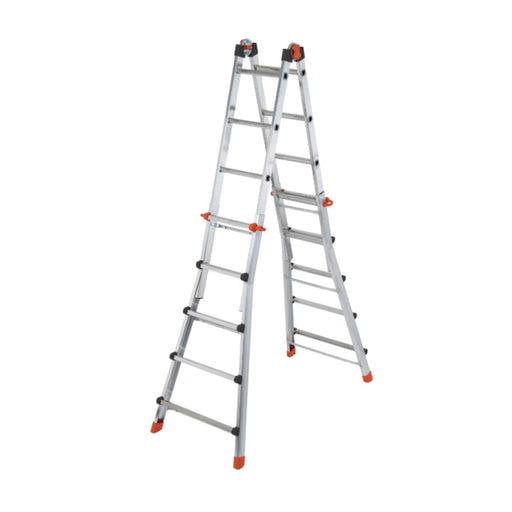Gierre Escalera telescópica multiposición de aluminio PEPPina de 125 kg (5+5 peldaños)