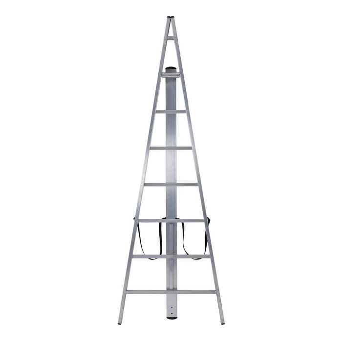 Gierre Escalera triangular de aluminio Trittika (8 peldaños)