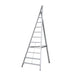 Gierre Escalera triangular de aluminio Trittika (10 peldaños)