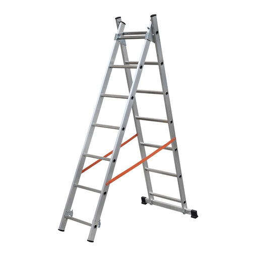 Gierre Escalera 2 tramos combinada de aluminio Modula (2x7)