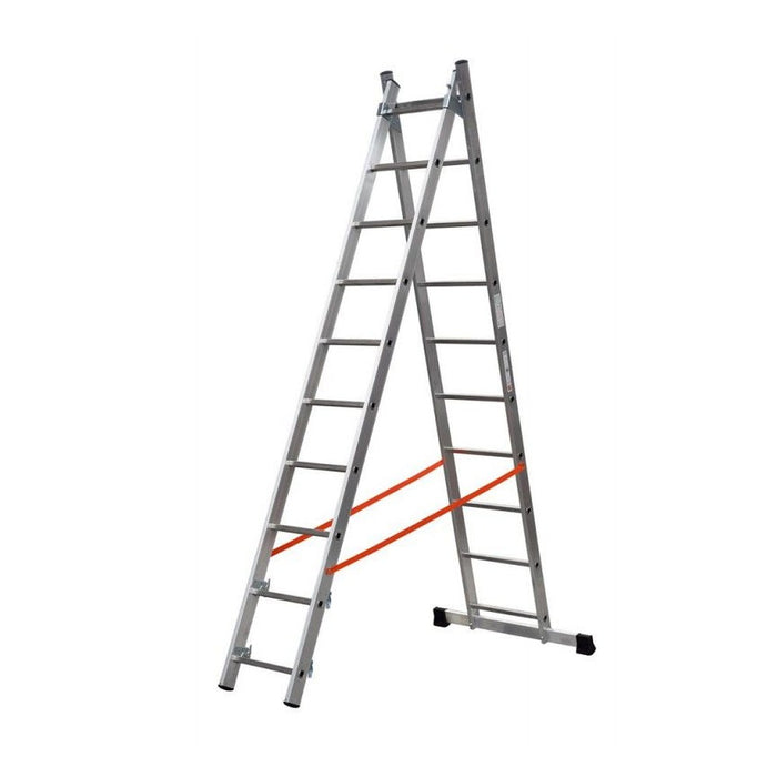 Gierre Escalera 2 tramos combinada de aluminio Modula (2x10)