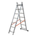 Gierre Escalera 2 tramos combinada de aluminio Modula (2x10)