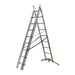 Hailo Escalera combinada de 3 tramos con estabilizador curvo HobbyLOT (3x8)