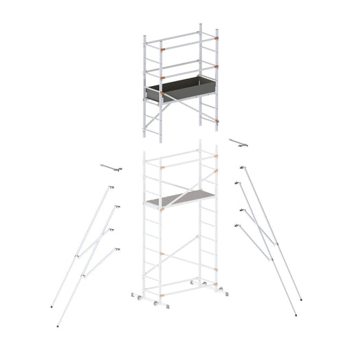 Gierre Extensión de andamio aluminio Fast&Lock 400 (5,80 m)