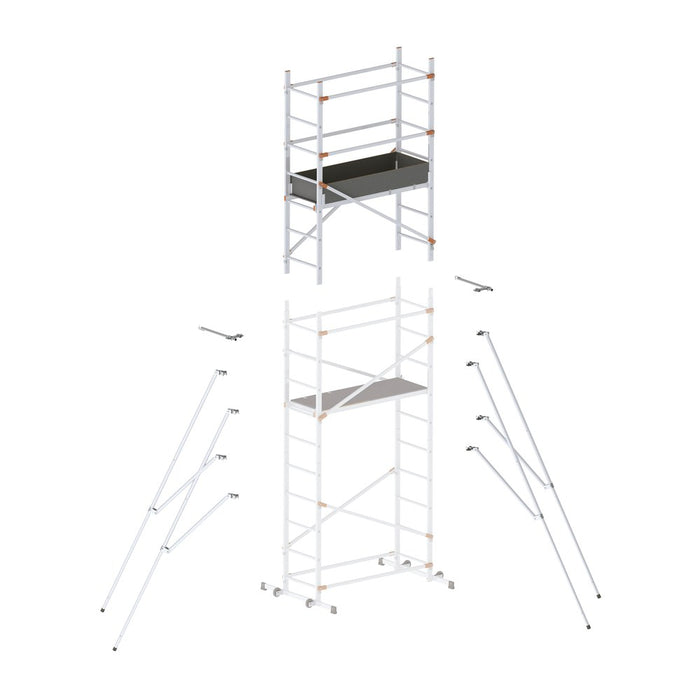 Gierre Extensión de andamio aluminio Fast&Lock 400 (5,80 m)