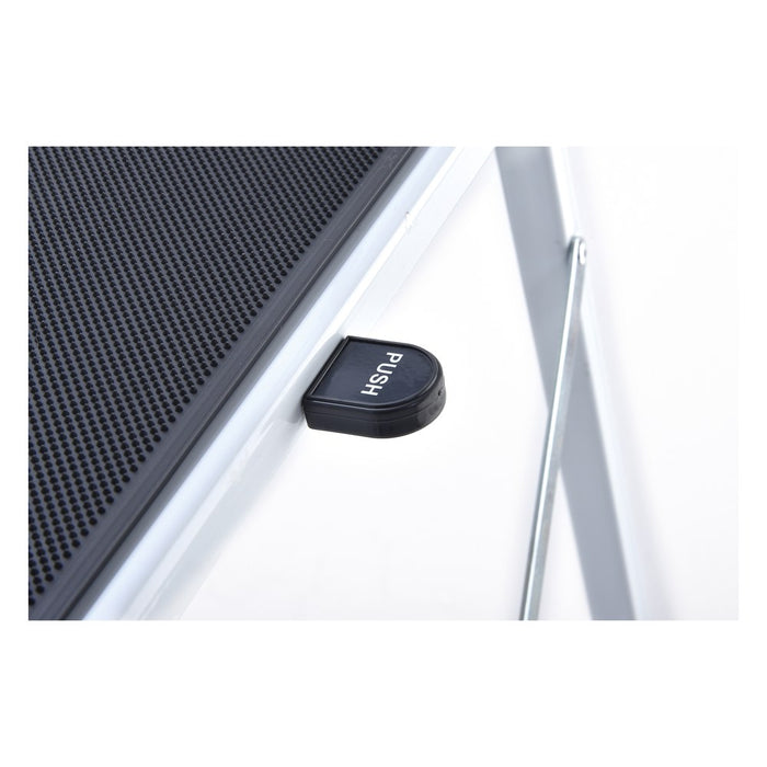 Gierre Mini escalera de acero con estribo Superstep (3 peldaños)