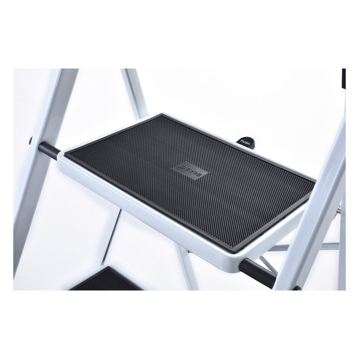 Gierre Mini escalera de acero con estribo Superstep (3 peldaños)