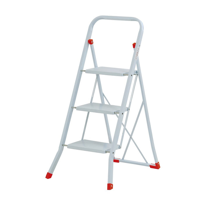 Gierre Mini escalera básica de acero Sempreutile (3 peldaños)