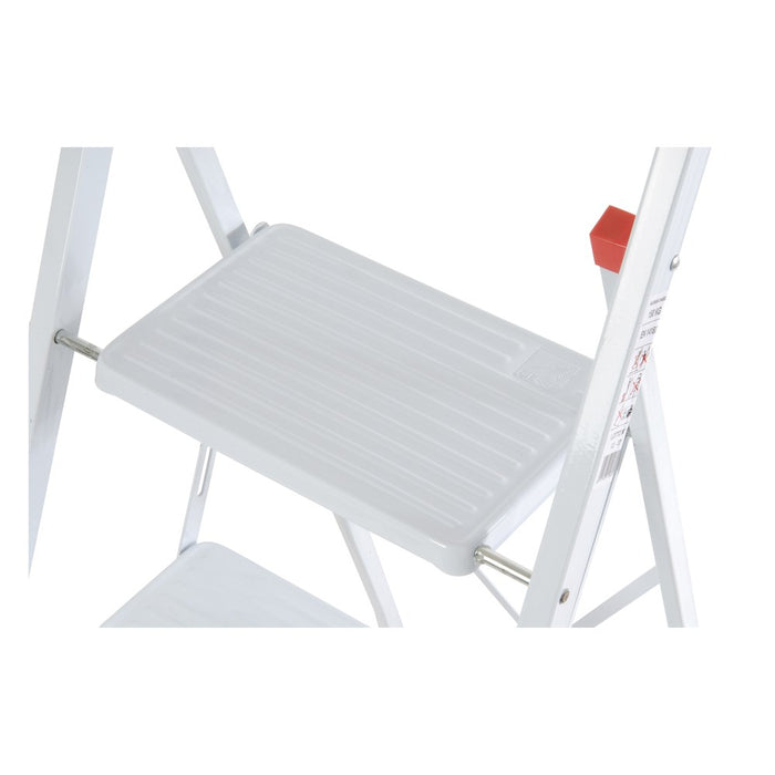 Gierre Mini escalera básica de acero Sempreutile (4 peldaños)