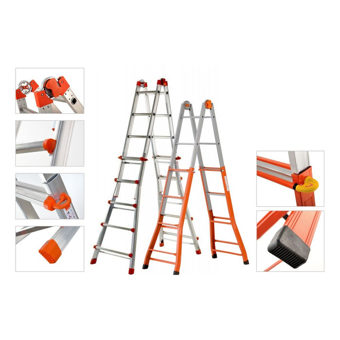 Gierre Juego de 4 pies de escaleras PEPPina FE125