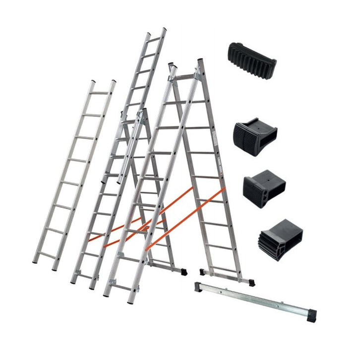 Gierre Estabilizador recto de 120 cm para escaleras Modula (aluminio)