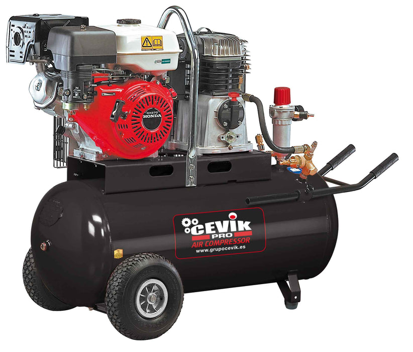 COMPRESOR GASOLINA 100LT 9HP GX270 CEVIK PRO CA-PRO109PETROL