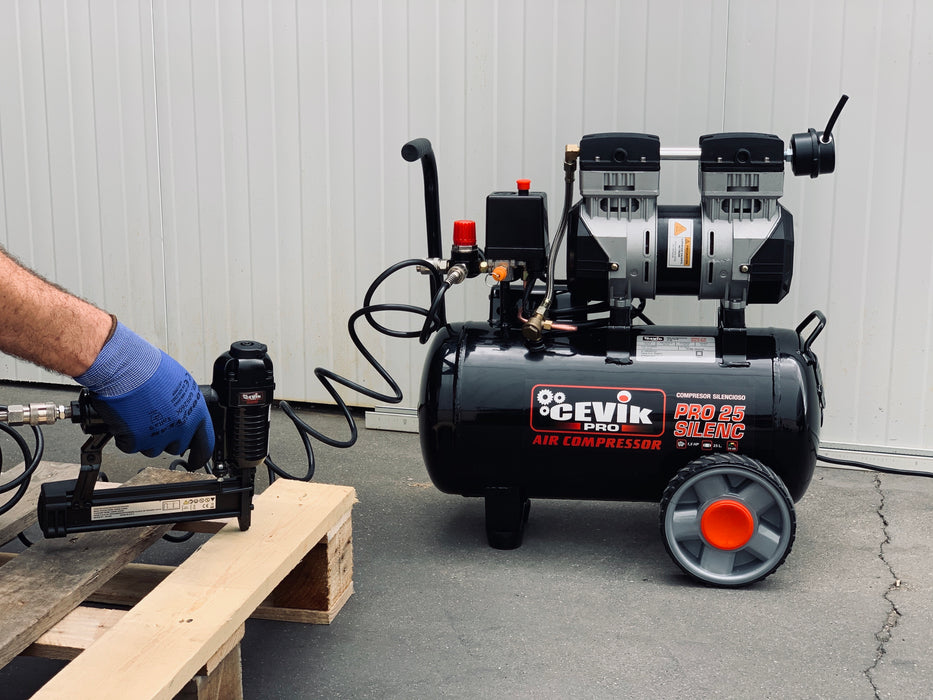 COMPRESOR SILENT 24L 1.5HP CEVIK PRO CA-PRO25SILENC