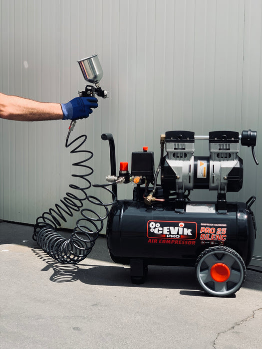 COMPRESOR SILENT 24L 1.5HP CEVIK PRO CA-PRO25SILENC