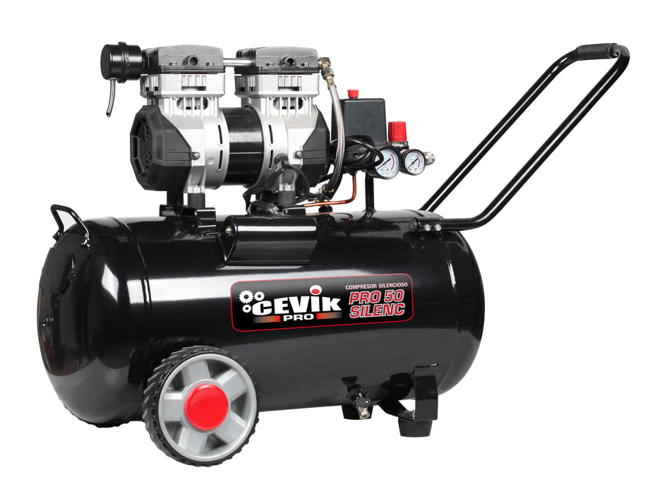 COMPRESOR SILENT 50L 1.5HP CEVIK PRO CA-PRO50SILENC
