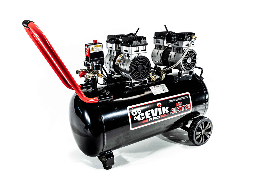 COMPRESOR SILENT 80L 3HP CEVIK PRO CA-PRO80SILENT