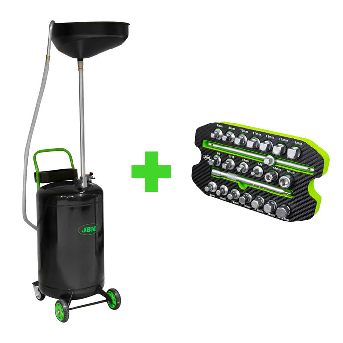 PROMO: RECOGEDOR DE ACEITE 90L + MÓDULO VASOS PARA TAPONES CÁRTER