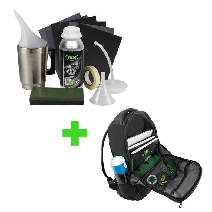 PROMO  KIT DE RESTAURACIÓN DE FAROS +  MOCHILA JBM