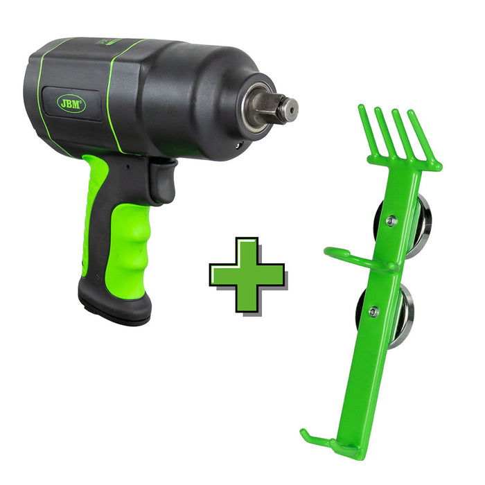 PROMO PISTOLA DE IMPACTO 1/2" 1200NM + COLGADOR INMANTADO