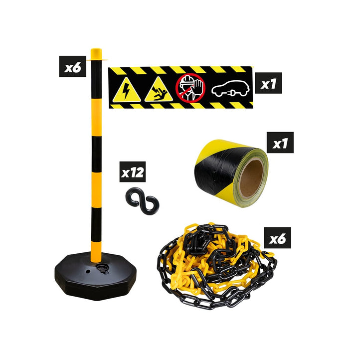 KIT AVISO ALTA TENSÃO