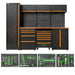 CONJUNTO DE MUEBLES MODULARES (18 PCS) - NARANJA