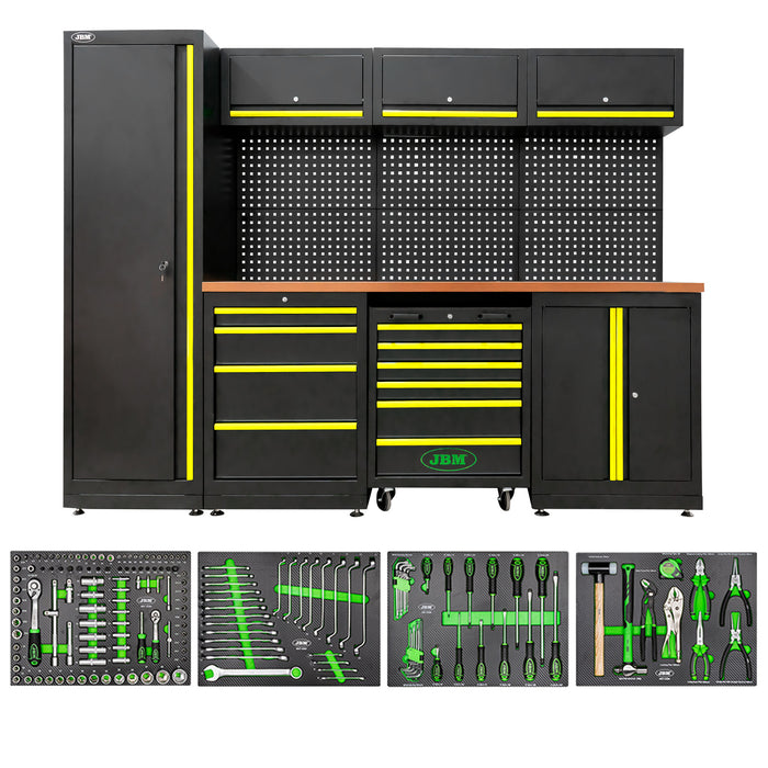 CONJUNTO DE MOBILIÁRIO MODULAR (18 PEÇAS) - AMARELO