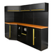 CONJUNTO DE MUEBLES MODULARES (22PCS) - DORADO