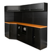 CONJUNTO DE MUEBLES MODULARES (22PCS) - NEGRO