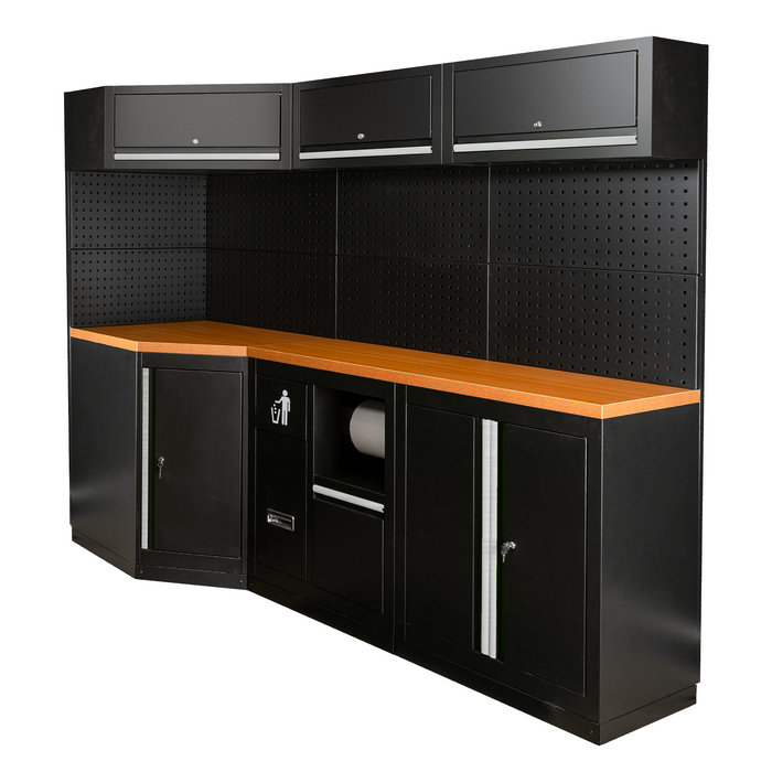 CONJUNTO DE MUEBLES MODULARES (22PCS) - PLATA