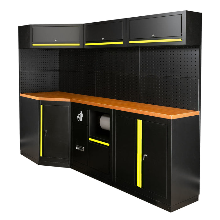 CONJUNTO DE MUEBLES MODULARES (22PCS) - AMARILLO