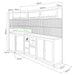 CONJUNTO DE MUEBLES MODULARES (22PCS) - AMARILLO