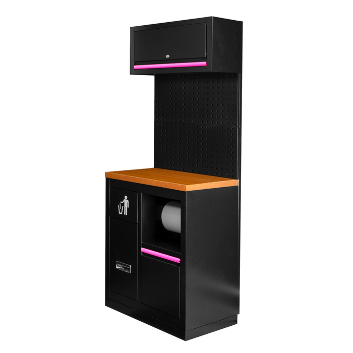 CONJUNTO DE MUEBLES MODULARES (7PCS) - ROSA