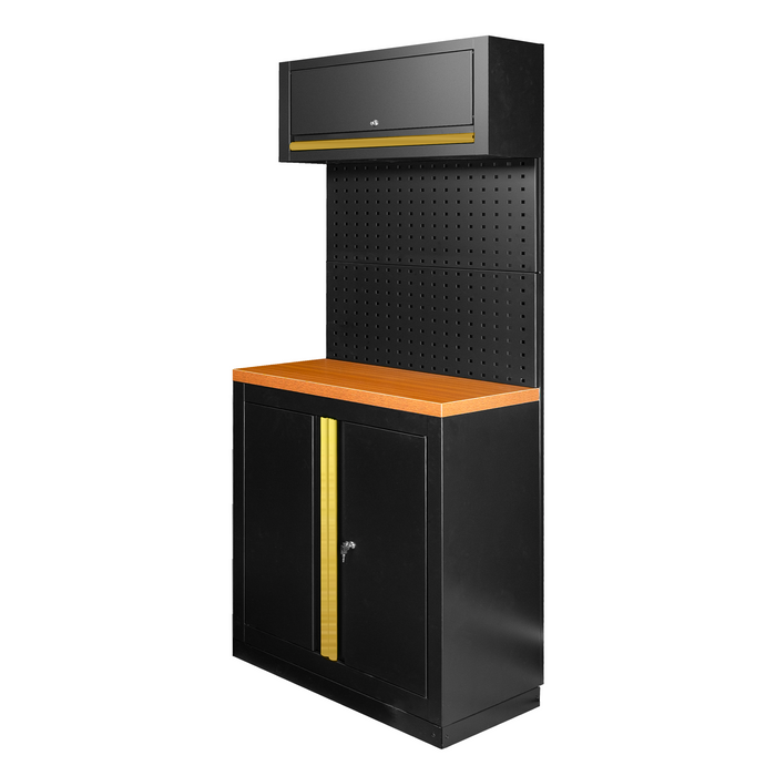 CONJUNTO DE MUEBLES MODULARES (7PCS) - DORADO