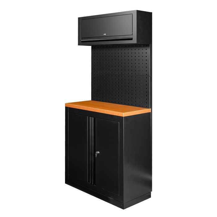 CONJUNTO DE MUEBLES MODULARES (7PCS) - NEGRO
