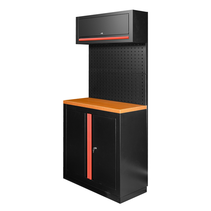 CONJUNTO DE MUEBLES MODULARES (7PCS) - ROJO