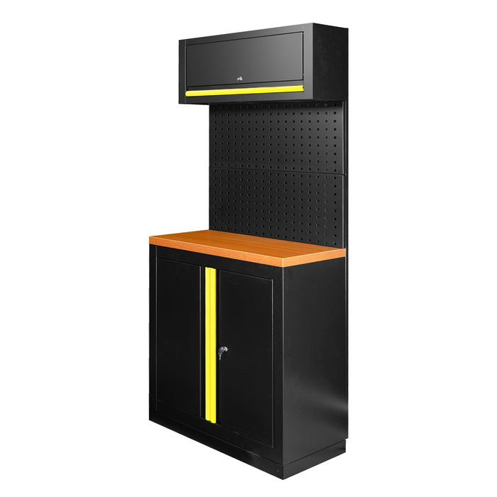 CONJUNTO DE MUEBLES MODULARES (7PCS) - AMARILLO