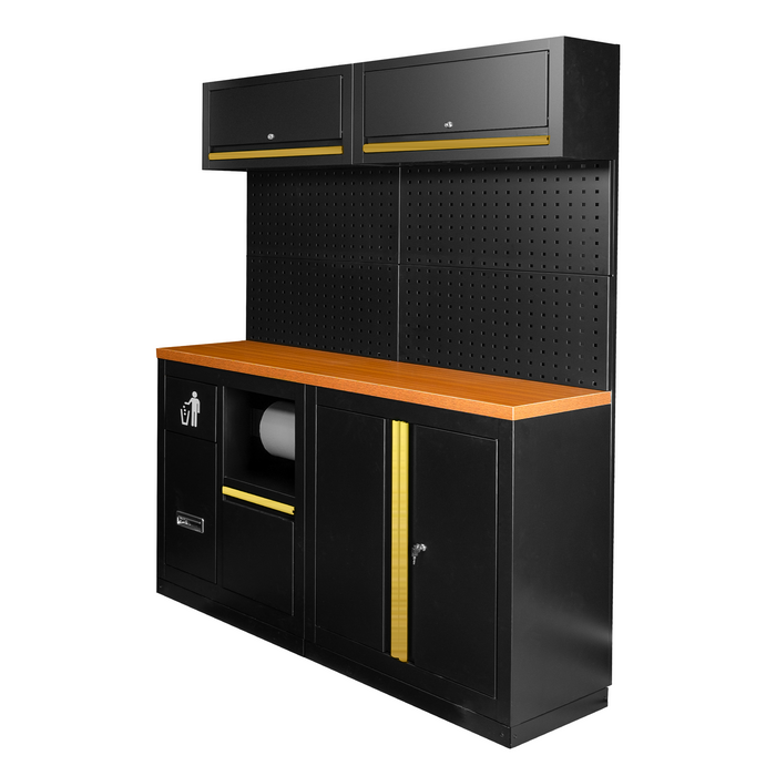 CONJUNTO DE MUEBLES MODULARES (12PCS) - DORADO