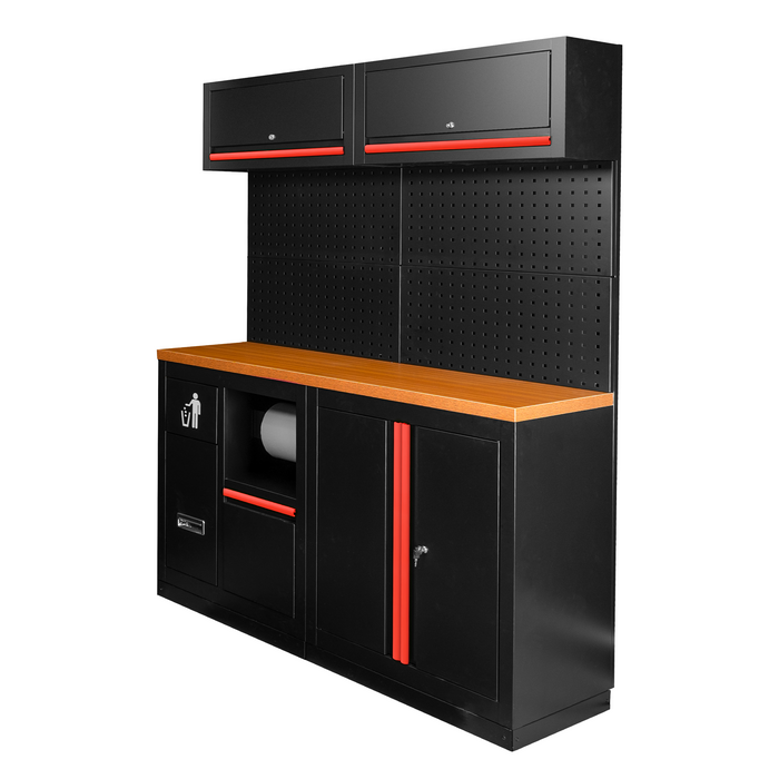 CONJUNTO DE MUEBLES MODULARES (12PCS) - ROJO