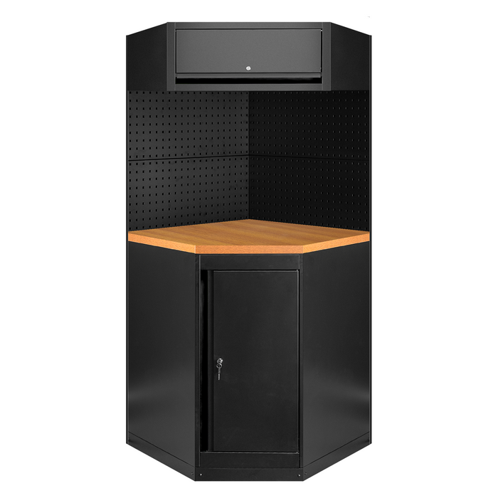 CONJUNTO DE MUEBLES MODULARES (11PCS) - NEGRO