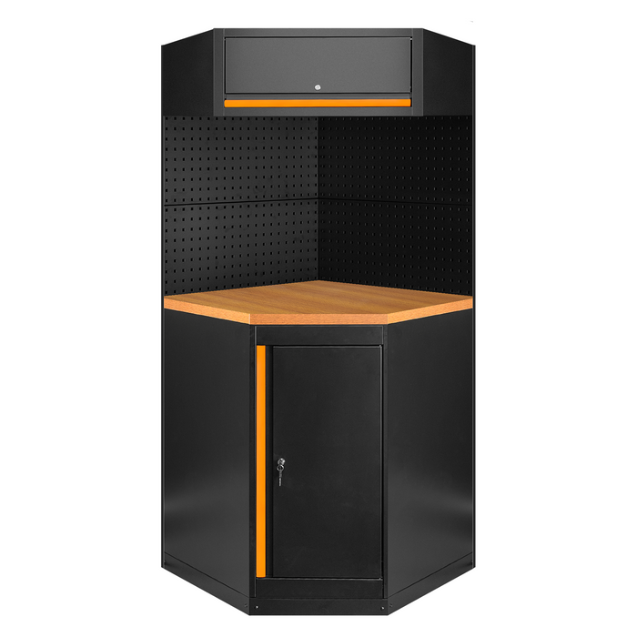 CONJUNTO DE MUEBLES MODULARES (11PCS) - NARANJA