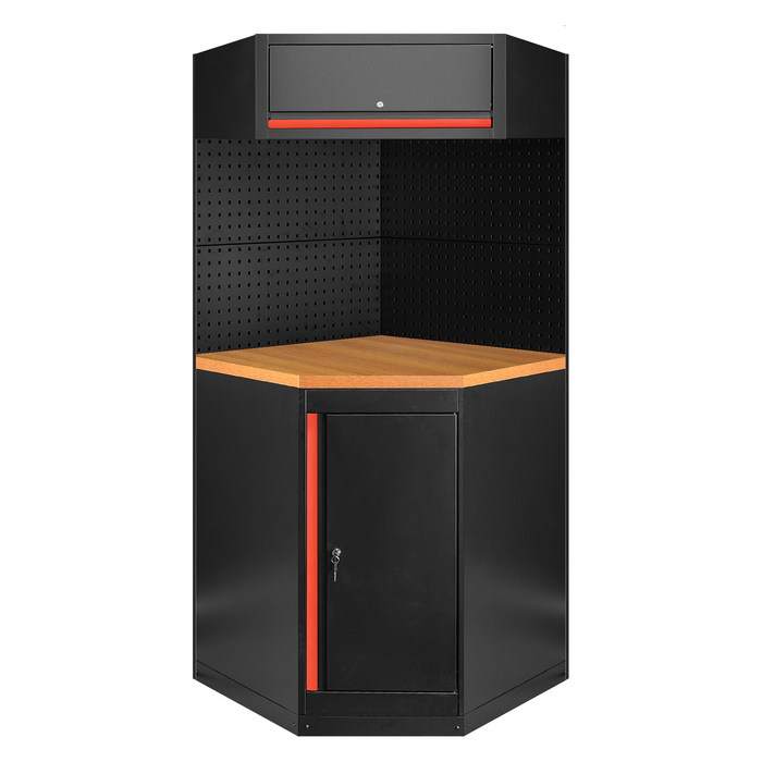 CONJUNTO DE MUEBLES MODULARES (11PCS) - ROJO