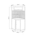 CONJUNTO DE MUEBLES MODULARES (11PCS) - ROSA