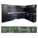 CONJUNTO DE MUEBLES MODULARES (43PCS) - AZUL