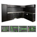 CONJUNTO DE MUEBLES MODULARES (43PCS) - NEGRO